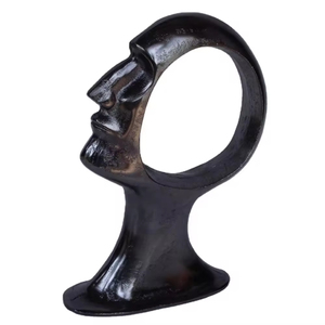 Glamour Gold Look Abstract Sculpture Aluminum Modern Home Tabletop Style Sculpture for Office Look Great <b>Bookcase</b> - Product Image 4