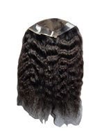 100% Remy cheveux humains Deep Wave Monofilament Topper pour femmes Taz cheveux BD importé du Bangladesh