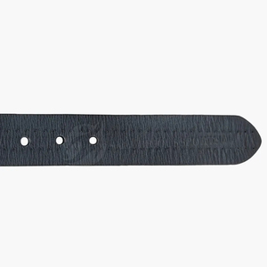 Boîte ronde noire en métal avec couvercle pour le rangement des ceintures, conteneur en métal de couleur unie - Product Image 2