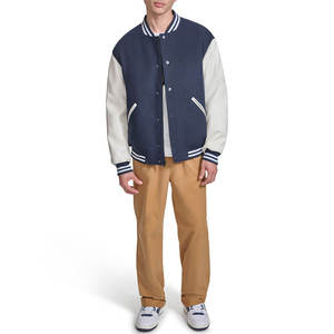 Blouson universitaire tendance 2026 pour hommes et femmes, coupe oversize, style streetwear, blouson Letterman, logo personnalisé OEM ODM - Product Image 2