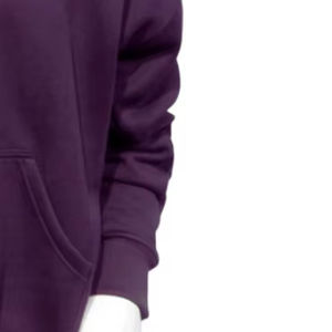 Sudadera de invierno 100% algodón polar transpirable con capucha, cordón ajustable, puños y dobladillo acanalados, bolsillos delanteros, servicio OEM para hombre - Product Image 5