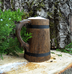 Handmade Wooden Mug with Classic Cartoon Pattern Business <b>Gift</b> for Hotel Use Standard Quality - Product Image 1