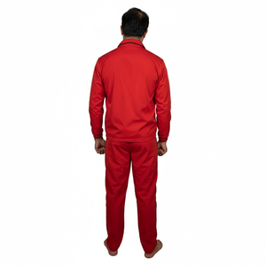 Ensemble de survêtement pour homme en polyester 100% - Design tendance 2025 - Manches longues - Couleur noire - Survêtement uni décontracté pour l'hiver - Product Image 3