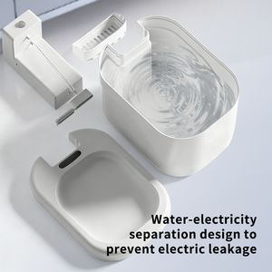 Elegante Distributore d'Acqua per Animali Domestici, Grande Capacità, Filtrazione Multistrato, Bellissima Fontanella per Mantenere l'Acqua Pulita - Product Image 3