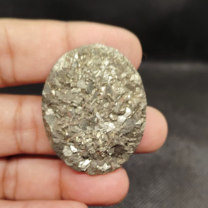 Top Grade Quality Wholesale Price Pyrite Druzy Gemstone Amazing Loose Stone High Quality Druzy Cabochon for Making Jewelry - Product Image 1