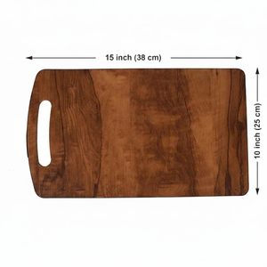 Tabla de cortar de madera duradera con grano natural y asa, para cocina, venta al por mayor, exportación mundial - Product Image 4