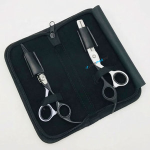 Ciseaux de coiffure professionnels de 6 pouces en acier inoxydable 4Cr13 pour droitiers, ciseaux de barbier affûtés pour la coupe et l'éclaircissement des cheveux - Product Image 4