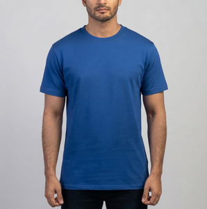 เสื้อยืดผู้ชายสีตามสั่งขายส่ง ทรงเข้ารูป ผ้าเจอร์ซีย์ยืดหยุ่น แขนสั้น สำหรับออกกำลังกาย พิมพ์โลโก้ตามสั่ง แบรนด์ส่วนตัว - Product Image 4