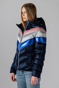 Chaqueta Premium Acolchada para Mujer, Ropa Casual Personalizada para Invierno, Abrigo Cortavientos con Cierre de Cremallera y Bolsillos Laterales - Product Image 6