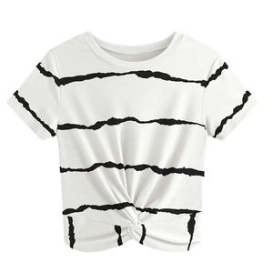 Top Corto Transpirable de Verano para Mujer, Estilo Único, 100% Algodón, Alta Calidad, Secado Rápido, Ecológico, Color Sólido - Product Image 4