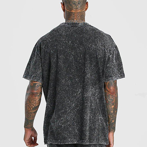 Conjunto de Camiseta y Pantalones Cortos con Lavado Ácido Personalizado para Hombre, Ropa de Moda con Lavado Ácido en el Mismo Color - Product Image 5