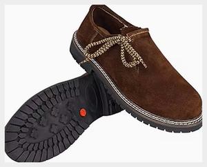 Chaussures décontractées pour hommes en cuir véritable marron de créateur exclusif, légères et confortables, à lacets, pour l'automne et l'hiver - Product Image 1