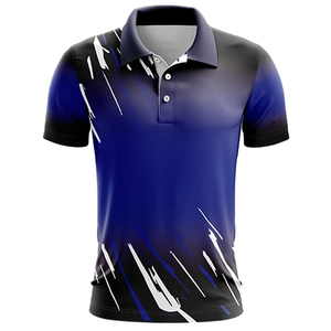 Chemises polo pour hommes respirantes, entièrement personnalisées avec logo imprimé, amples, unies, à manches courtes, de haute qualité, en gros, sublimation - Product Image 3