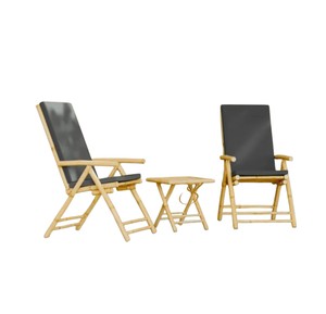 Natural Folding <b>Bamboo</b> Dining <b>Table</b> Light Weight Portable Outdoor Garden Picnic Camping Bistro <b>Table</b> X-Shape Wooden <b>Table</b> - Product Image 4