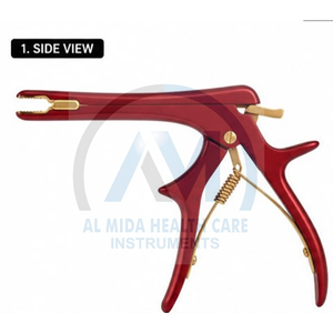 Pinzas Neuroquirúrgicas para Núcleo Pulposo Al Mida Healthcare, Rojas, Manuales, de Acero Inoxidable, Instrumento Quirúrgico Clase I, Reutilizables, CE - Product Image 1
