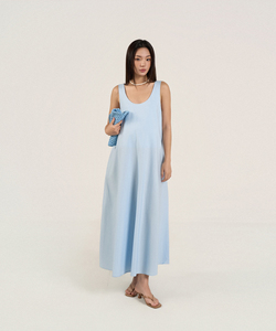 Vestido Maxi Holgado de Maternidad para Mujer, Prenda Informal, Transpirable, Ligero, Tejido 100% Algodón Ecológico - Product Image 1