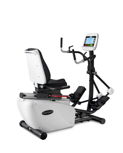 White Recumbent Elliptical Cross Trainer for Rehabilitation <b>Therapy</b> - Product Image 6