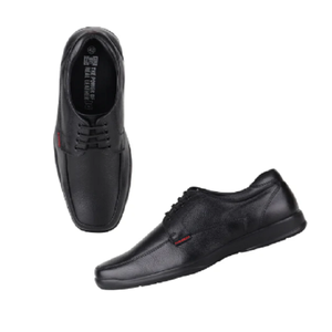 Chaussures habillées noires de luxe pour hommes – Élégantes, à lacets, pour le bureau et les affaires – Confortables et au design classique - Product Image 2