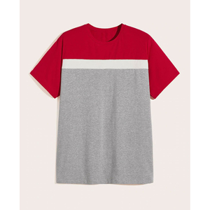 OEM Oversized Gym T Shirt Elastic Cotton Spandex <b>Plain</b> Training Loose <b>Tshirt</b> Custom Muscle Fitness Mens Slim Fit Sports T Shirts - Product Image 3