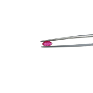Rubis naturel non traité du Mozambique, taille marquise calibrée 4x8mm, pierre précieuse de rubis naturel à facettes pour la fabrication de bijoux, prête à l'emploi - Product Image 2