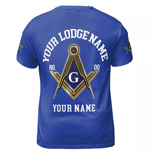 Camiseta 3D Personalizada con Nombre de Logia Masónica, Francmasonería, Tallas S-5XL, Camisetas de Manga Corta Hechas a Medida de Alta Calidad - Product Image 2