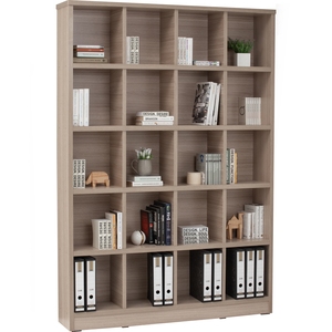 Librero Moderno de 5 Niveles, Estante de Almacenamiento con Acabado de Madera, Organizador Independiente para Dormitorio, Sala de Estar u Oficina en Casa - Product Image 3