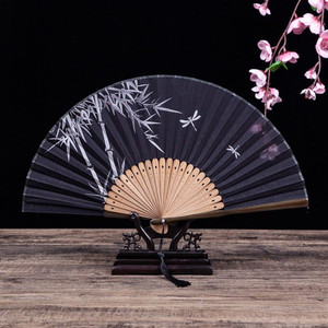 พัดลมไม้ไผ่พับได้ทำด้วยมือเป็นมิตรต่อสิ่งแวดล้อมสำหรับการส่งเสริมฤดูร้อน - Product Image 4