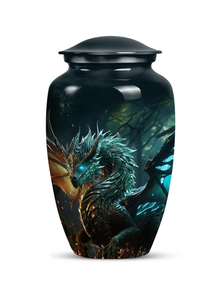 Urnes funéraires décoratives en laiton pour cendres d'adultes, urnes faites à la main pour hommes et femmes, urnes funéraires - Product Image 5