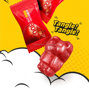 Bonbons gélifiés au vinaigre de cidre de pomme, bouchées de gelée de fruits, collation saine pour la perte de poids, détox naturelle, améliore l'immunité, pour adultes, 60 unités - Product Image 1