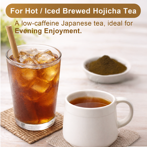MARU-HDHL Poudre de Hojicha Japonaise Thé Vert Torréfié Pur Saveur Noisette Certifié Halal Nouvelle Génération pour Café Latte Vente en Gros - Product Image 5