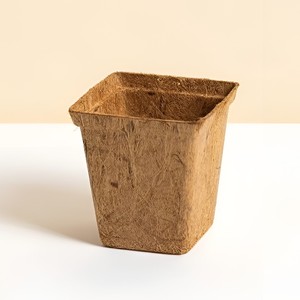Macetas cuadradas de fibra de coco biodegradables, accesorios para plantas hidropónicas, invernadero, jardín, vivero - Product Image 1
