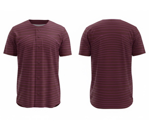 เสื้อเบสบอลแบบกำหนดเอง OEM – ผู้ผลิตชุดกีฬาแบบซับลิเมชั่นเต็มรูปแบบ พร้อมโลโก้และหมายเลขแบบกำหนดเอง |   ฐานผ้าโพลีเอสเตอร์ที่ระบายอากาศได้ดี - Product Image 3