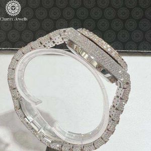 Reloj de Lujo para Hombre Charm Jewells, Caja de Acero Inoxidable de 40 mm, Cronógrafo Mecánico Analógico, Botón de Presión, Cierre Oculto, 10 Bar - Product Image 3