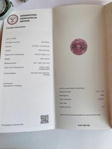 Saphir rose naturel certifié IGI, taille mixte, non chauffé, non traité, 1,88 carats, avec certificat IGI, pierre précieuse Narnoli Impex - Product Image 6