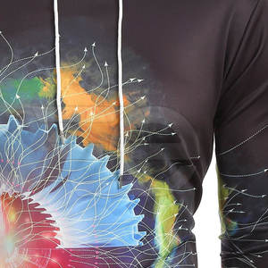 Sudaderas con Capucha Personalizadas para Hombre, Sublimadas, con Estampado Completo, para Gimnasio, Entrenamiento, Deportes, OEM, ODM, Ropa Deportiva al por Mayor - Product Image 4