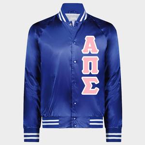 Chaqueta Bomber de Invierno de Alta Calidad |   Parche Bordado Personalizado con Logotipo |   Estilo Universitario |   Ecológico y Resistente al Viento |   OEM ODM Venta al por Mayor - Product Image 2