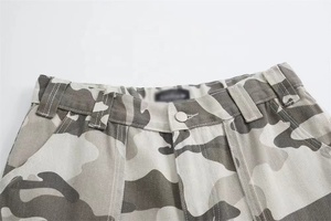 Pantalones de Camuflaje Vintage al por Mayor para Hombre, Estilo Americano, con Bolsillos Cosidos, Holgados, Rectos, Deportivos - Product Image 4