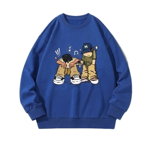 Top Quality Custom Size Men Cartoon Print Sweatshirts Best Selling Breathable Comfortable New Fashionable Men Sweatshirts - Product Image 3