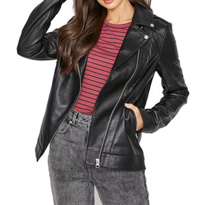 Highest Quality <b>Long</b> Sleeve Lightweight Durable Women <b>Leather</b> <b>Jacket</b> Professional Manufactures Women <b>Leather</b> <b>Jackets</b> - Product Image 1