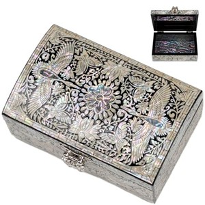 Unique Hand-Carved Teak Wood <b>Trinket</b> <b>Box</b> - Wholesale from India - Product Image 1