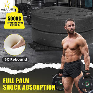 Guantes Unisex Ventilados para Levantamiento de Pesas, Guantes de Gimnasio Acolchados con Protección Completa en la Palma, Agarre y Absorción de Impactos - Product Image 3