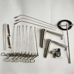 Set de Laringoscopio Médico, Kit de Instrumentos para Microcirugía Laríngea, Herramientas Quirúrgicas Manuales de Precisión de Acero Inoxidable - Product Image 6