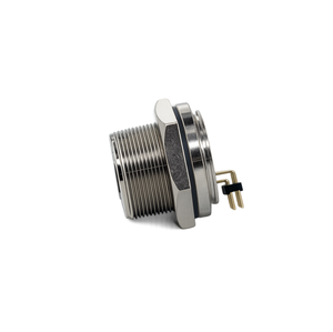 Conector Ethernet Industrial Circular Metálico RJ45 Cat5e con Bloqueo de Tornillo IP67 - Product Image 1
