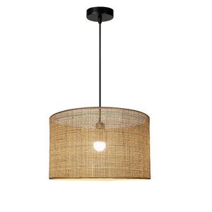 Lámpara Colgante de Mimbre Tejida a Mano, Linterna Grande de Mimbre, Bambú y Ratán, para Hogar u Oficina - Product Image 1