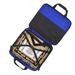 Estuche rígido y estuche blando masónicos para mandil masónico y insignias, con logotipo personalizado, precio económico en oferta - Product Image 1