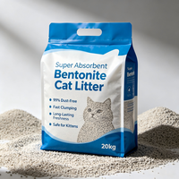 Pasir Kucing Bentonit Karbon Aktif Mudah Bersihkan, Pasir Kucing Bentonit Bebas Debu, Pasir Kucing Bentonit Rendah Debu