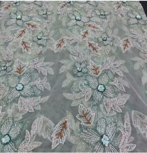 Tissu en dentelle à paillettes de qualité supérieure pour robe de bal et costume de scène, provenant d'un fabricant indien, au prix de gros. - Product Image 5