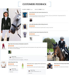 Veste d'équitation matelassée noire et grise pour femme avec fermeture éclair et poches latérales - Product Image 5
