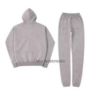 PRO ENTERPRISES - Chándal de Entrenamiento de Felpa 100% Algodón para Hombre, con Capucha, Transpirable, para Invierno, con Estampado - Product Image 4