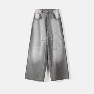Pantalones Vaqueros Holgados Personalizables para Hombre con MOQ Bajo, Diseña Tus Propios Pantalones Vaqueros Holgados Cómodos para Hombre - Product Image 4